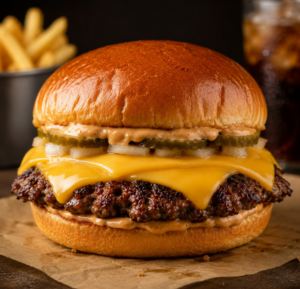 Double Cheese Burger (Veg)